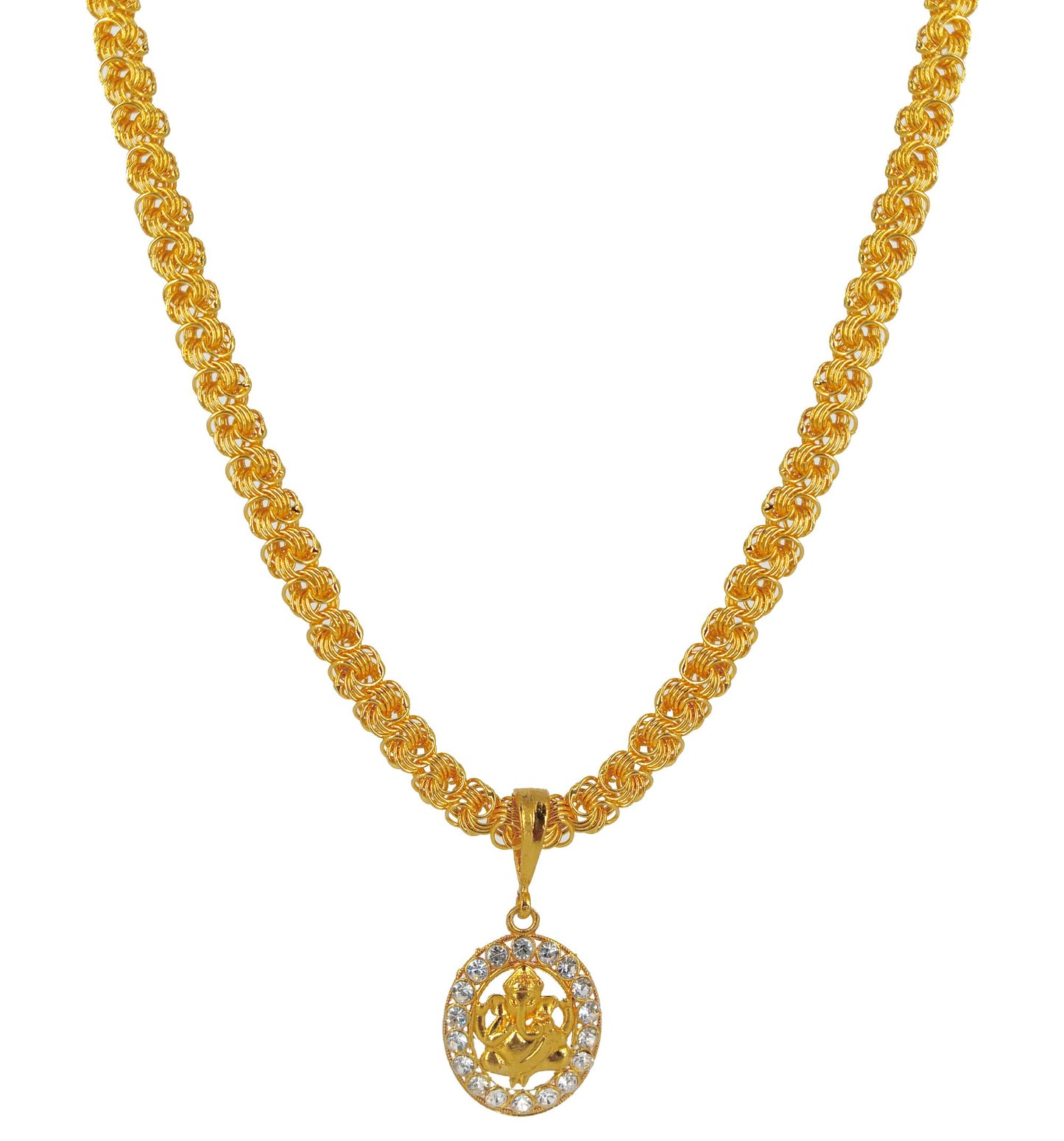 Luxurious Men’s Gold Plated Pendant with Chain – Stylish Casual Jewelry (Vol 6)