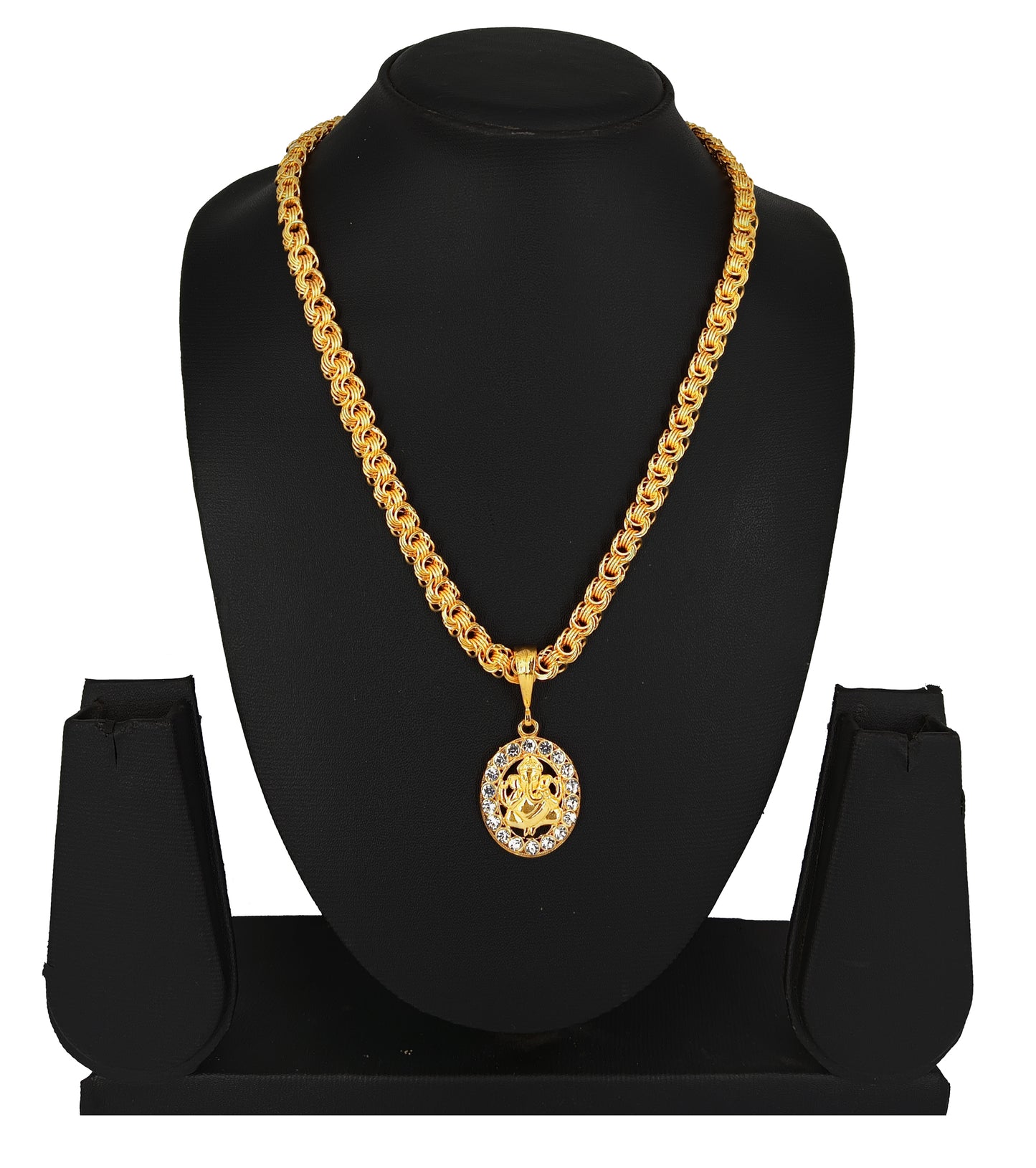 Luxurious Men’s Gold Plated Pendant with Chain – Stylish Casual Jewelry (Vol 6)