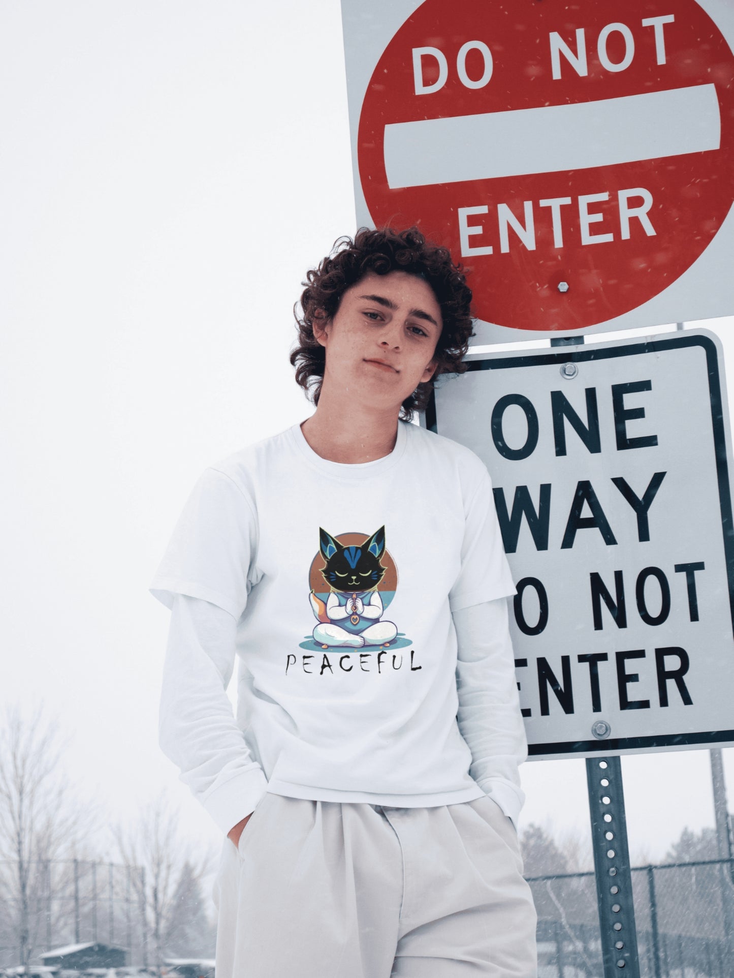 Peaceful Unisex Classic Crew T-Shirt – Everyday Comfort & Style