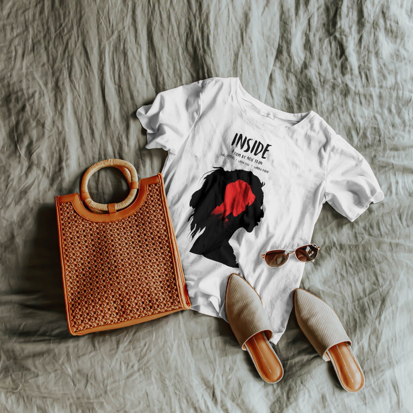 INSIDE Movie-Inspired Silhouette Graphic Unisex T-Shirt