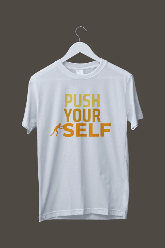Everyday Motivational Cotton Tee – Regular Fit