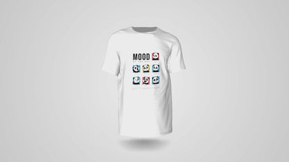Funny Panda Mood T-Shirt – Cute Graphic Unisex Tee
