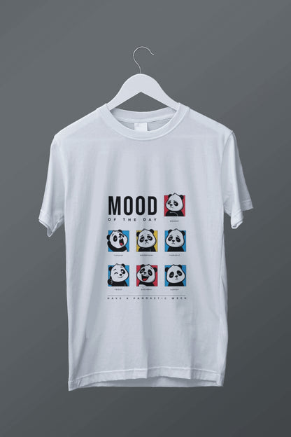 Funny Panda Mood T-Shirt – Cute Graphic Unisex Tee