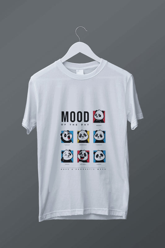 Funny Panda Mood T-Shirt – Cute Graphic Unisex Tee