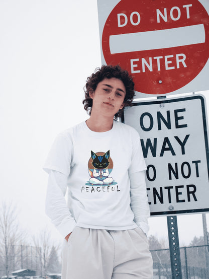 Peaceful Unisex Classic Crew T-Shirt – Everyday Comfort & Style