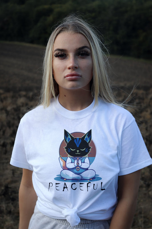 Peaceful Unisex Classic Crew T-Shirt – Everyday Comfort & Style