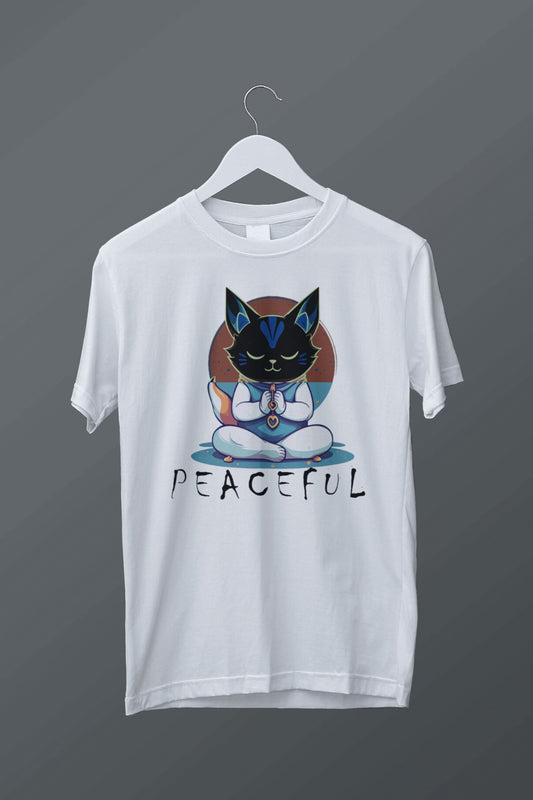 Peaceful Unisex Classic Crew T-Shirt – Everyday Comfort & Style