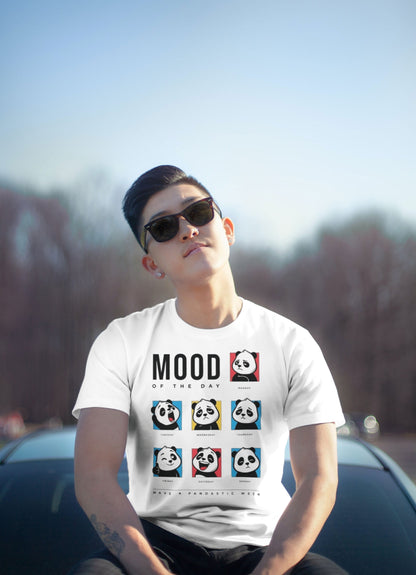 Funny Panda Mood T-Shirt – Cute Graphic Unisex Tee